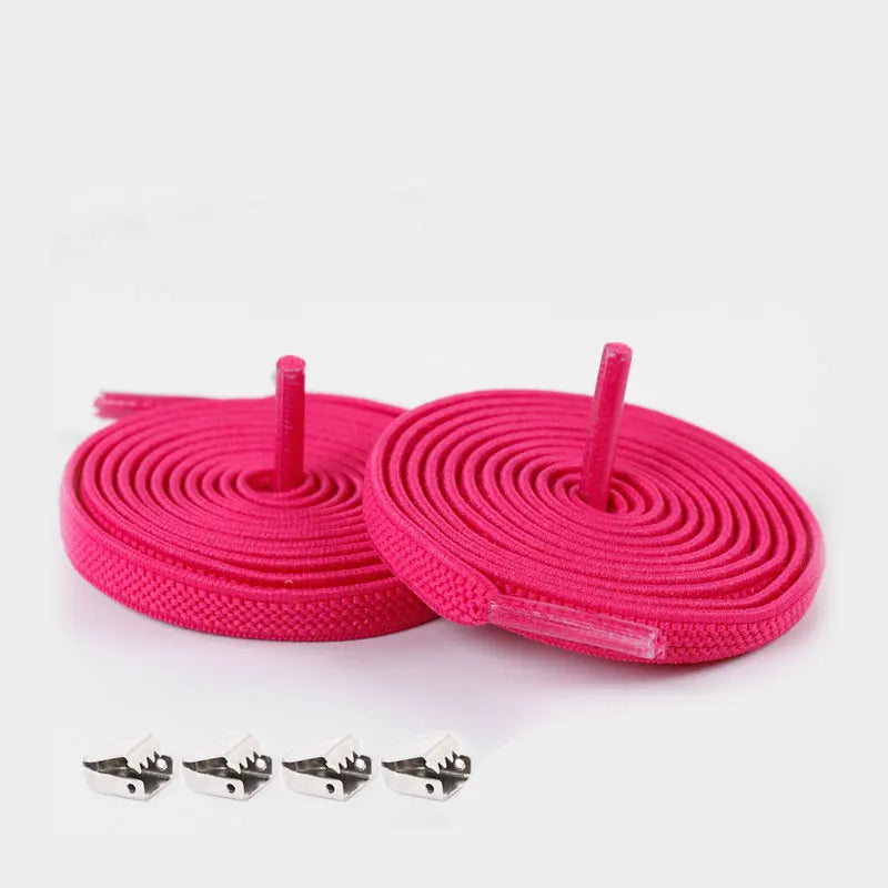 No Tie Shoelaces Elastic Outdoor Leisure Sneakers Quick Safety Flat Shoelace Kids And Adult Unisex Lazy laces