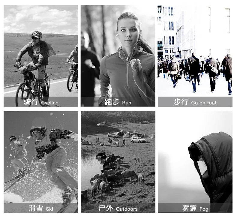 Winter One Hole Ski Hat Outdoor Windproof Over Knit Hat Acrylic Balaclava Ski Mask For Men Women