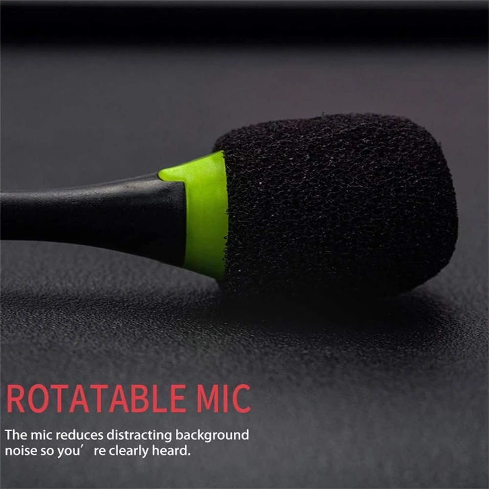 USB Interface Headset Gaming Laptop PC Earplugs Noise Reduction Stereo Wired Headset With Microphone