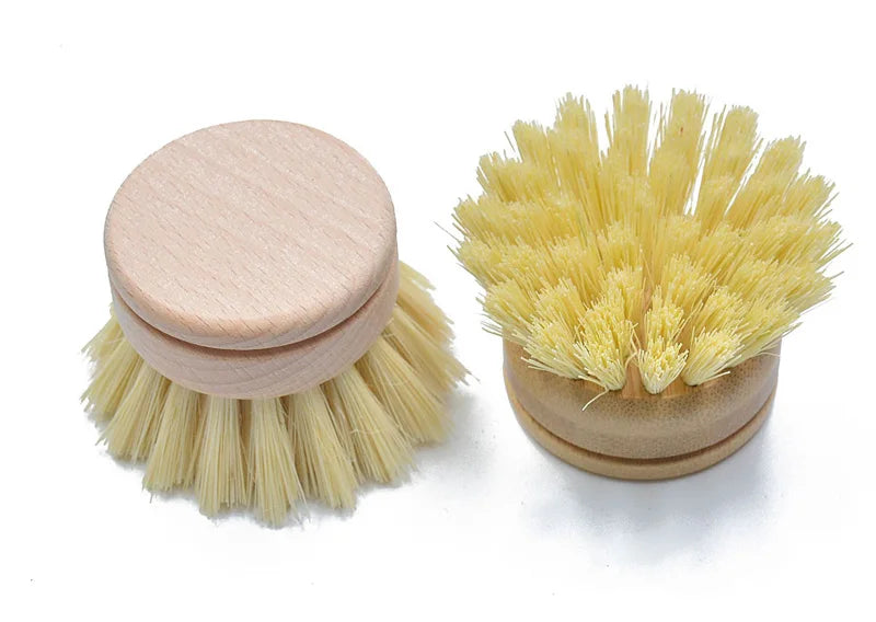 Kitchen Cleaning Brush Tool Clean Wash Brush Bamboo Dish Washing Brush Pan Pot Cleaner Kitchen Brush For Dishes Cleaning Tools