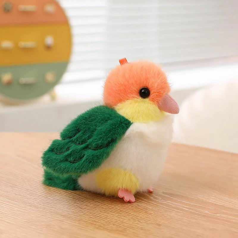 Adorable Mini Plush Bird Toy Soft & Cuddly Birds Plush Keychain for Kids, Collectors & Nature Lovers Perfect Gift Idea