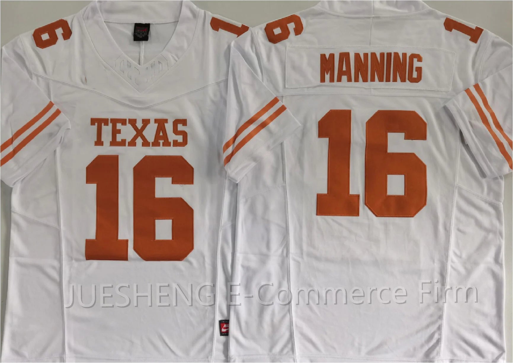 Wholesale Top Quality Texas College American Football 16#Manning  3#EWERS  American Football Stitched Jerseys