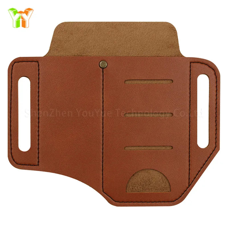 PU Leather EDC Tool Holster Leather Multi Tool Sheath Leatherman  Belt Bag Tote Bag Purse for Home Improvement