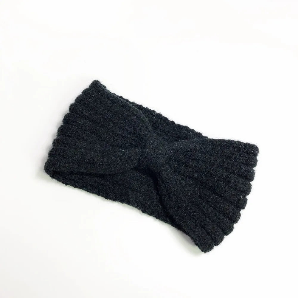 Winter Warm Headband for Women Woolen Knitting Headbands Wool Knitted Elastic Headband Headwear Girls Hair Band Hair Accessories