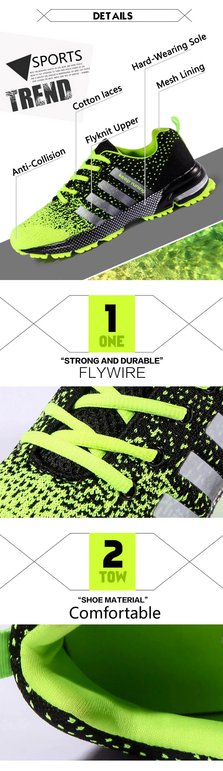 Shoes for Men Sneakers Fashion Running Sports Shoes Breathable Non-slip Walking Jogging Gym Shoes Women Casual Loafers Unisex