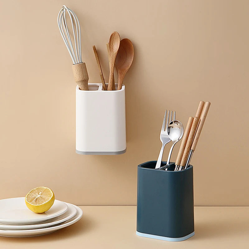 Kitchen Drain Shelf, Tableware Draining Rack, Chopsticks Cage Holder, Spoon Fork Knife Storage Organizer