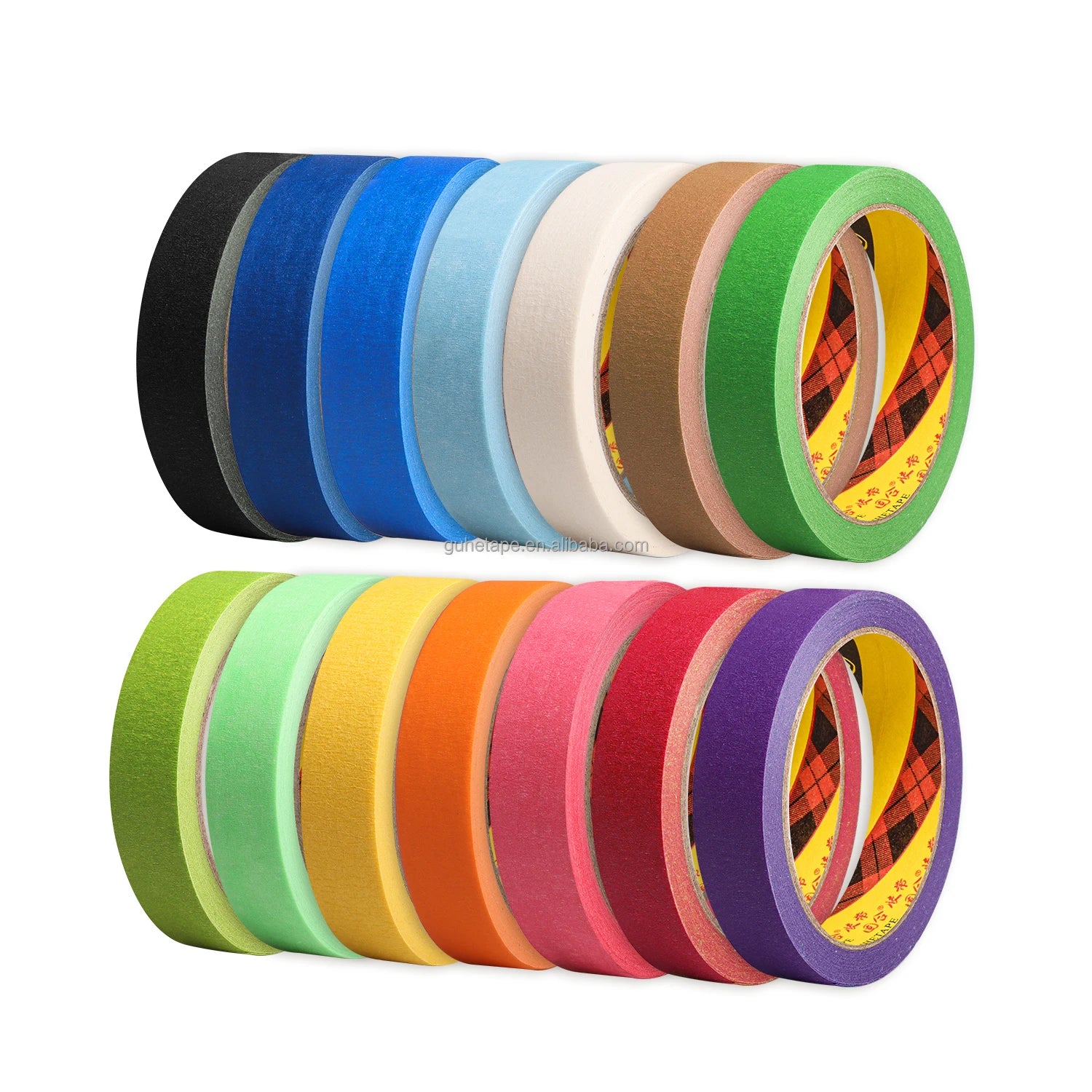 Premium Multi-Surface Wall Paint Masking Master Colored Painters Heat-Resistant Artist Paper Tape Supplies for Home Improvement