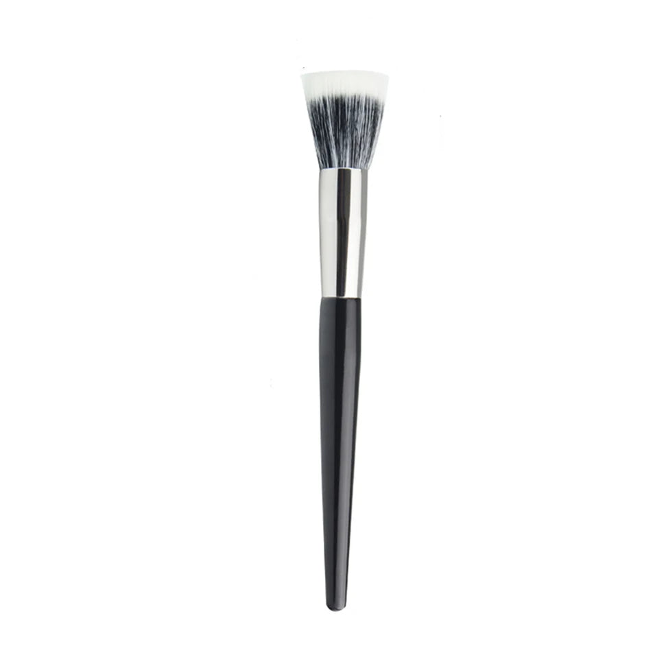 Bethy Beauty Large Angled Makeup Brush Stippling Brush Blush Brush For Contouring Sculpting Highlighting Blending Buffing