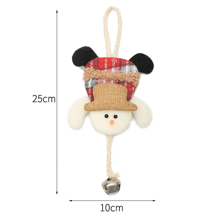 Christmas Decorations for Home Lovely Faceless doll Hanging Pendant Christmas Tree DIY Decor Ornaments Xmas New Year Gifts Kids