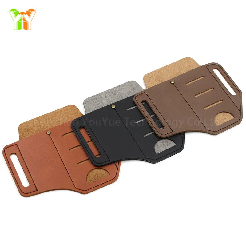 PU Leather EDC Tool Holster Leather Multi Tool Sheath Leatherman  Belt Bag Tote Bag Purse for Home Improvement
