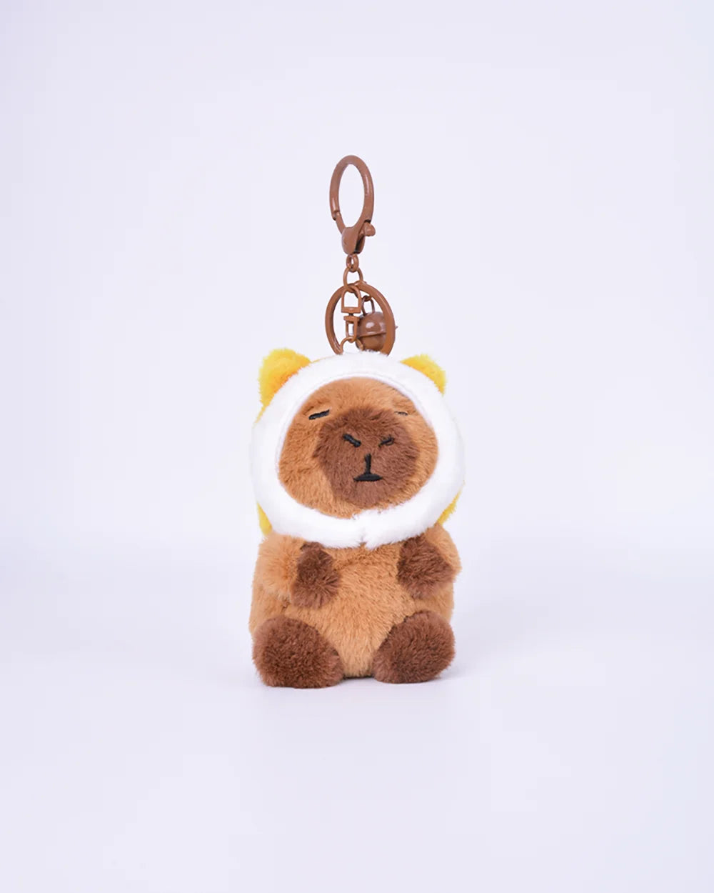 Free Sample 2024 NEW Cheap Wholesale Gift Cartoon Custom Keyrings Baby Children Capybara Plush Keychain Toy