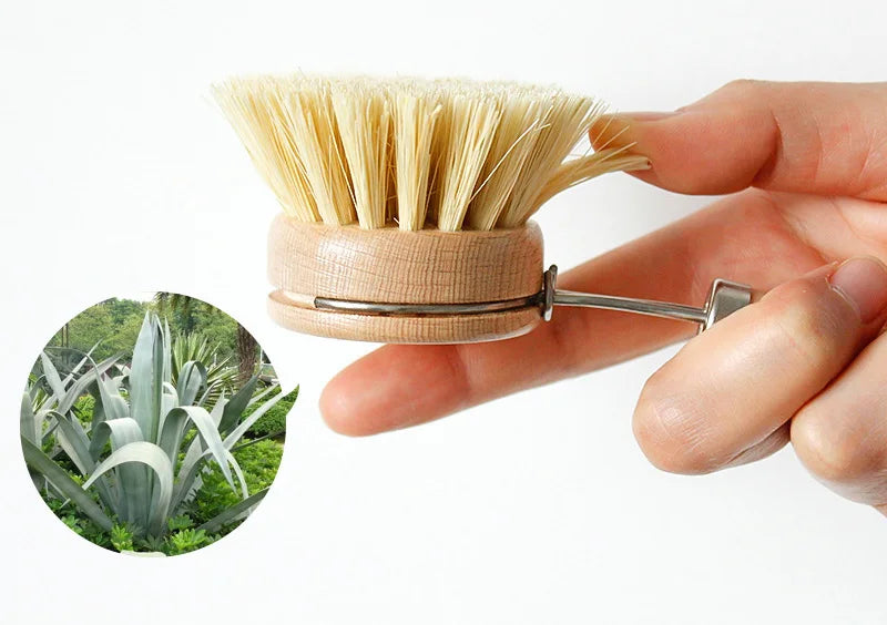 Kitchen Cleaning Brush Tool Clean Wash Brush Bamboo Dish Washing Brush Pan Pot Cleaner Kitchen Brush For Dishes Cleaning Tools