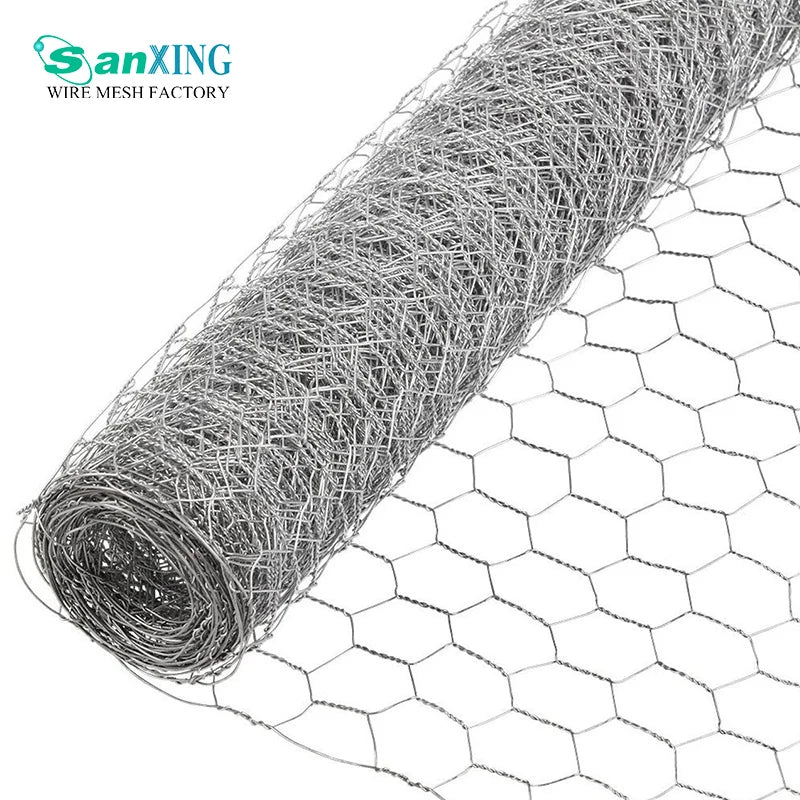 Hexagonal Wire Mesh Wire Roll 23 Gauge  16inch X 40ft Diamond Mesh, Chainlink Fence, Heavy Duty Wire Roll for Home Improvement