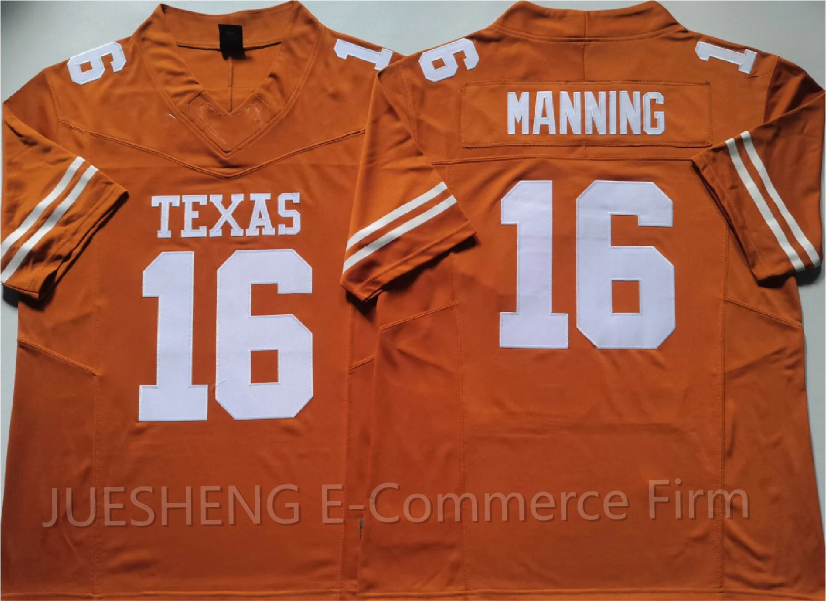 Wholesale Top Quality Texas College American Football 16#Manning  3#EWERS  American Football Stitched Jerseys
