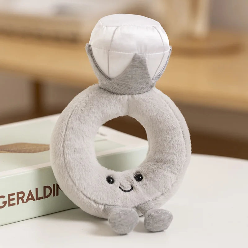 JC UK Jellycats Style Animal Series Super Soft Plush Bear Toy with PP Cotton Little Curly Doll Age 14+