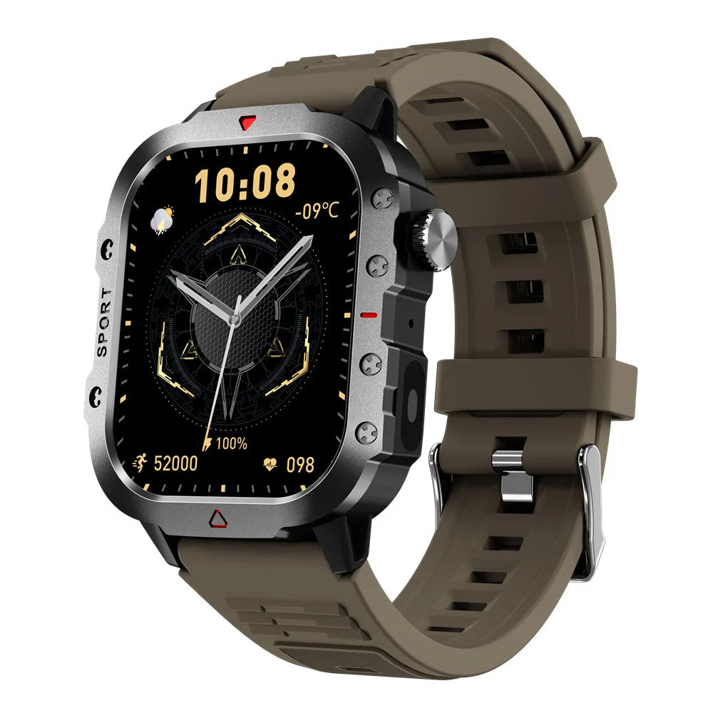 2025 Ultra Smart H11 Sports Watch with Flashlight for Wireless calling & Message Reminder Compatible with Android IPS Display
