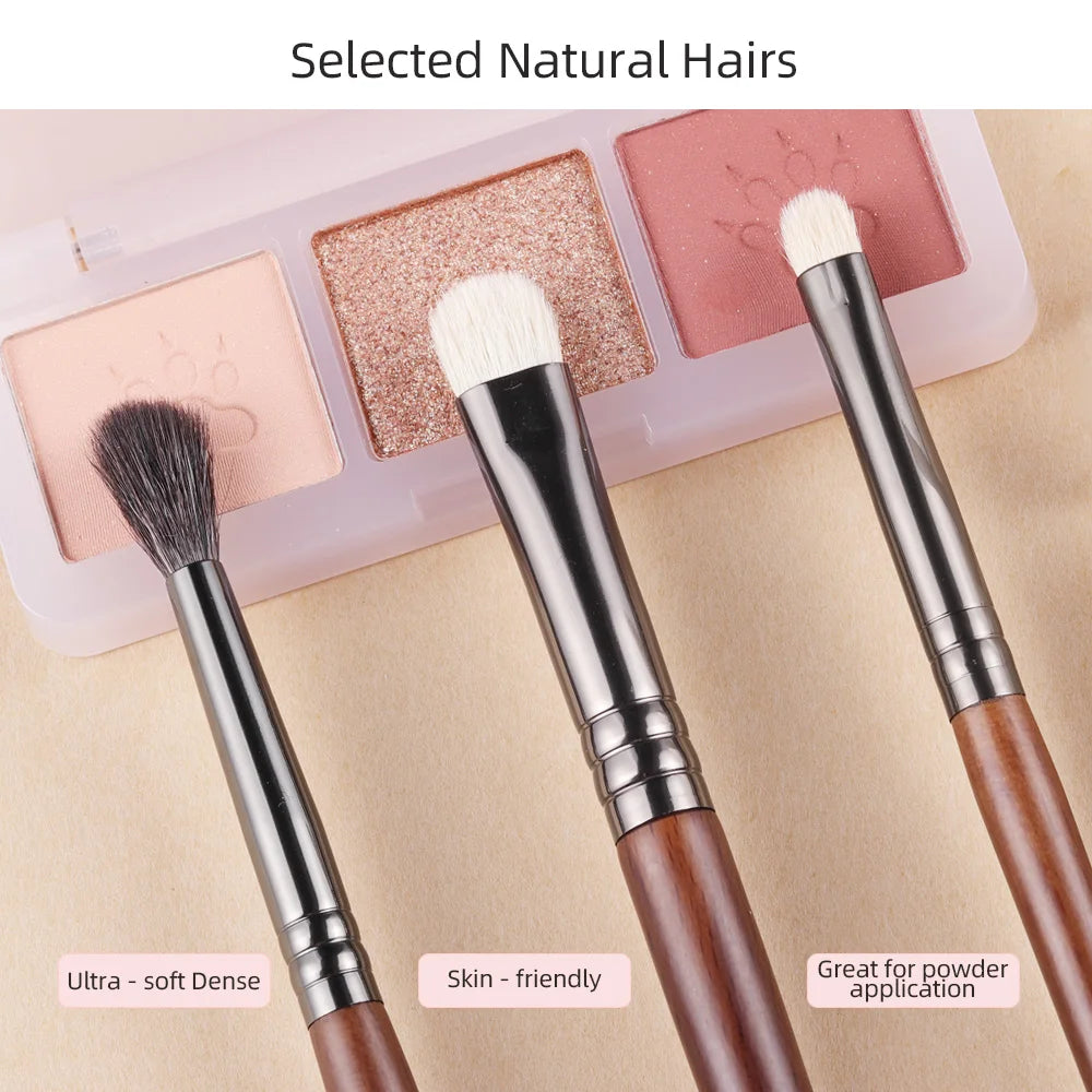 BETHY BEAUTY 1 PC Goat Hair Highlight Brush Blusher Blender Makeup Brushes Powder Blending Soft Make Up Tools for Face Cheek
