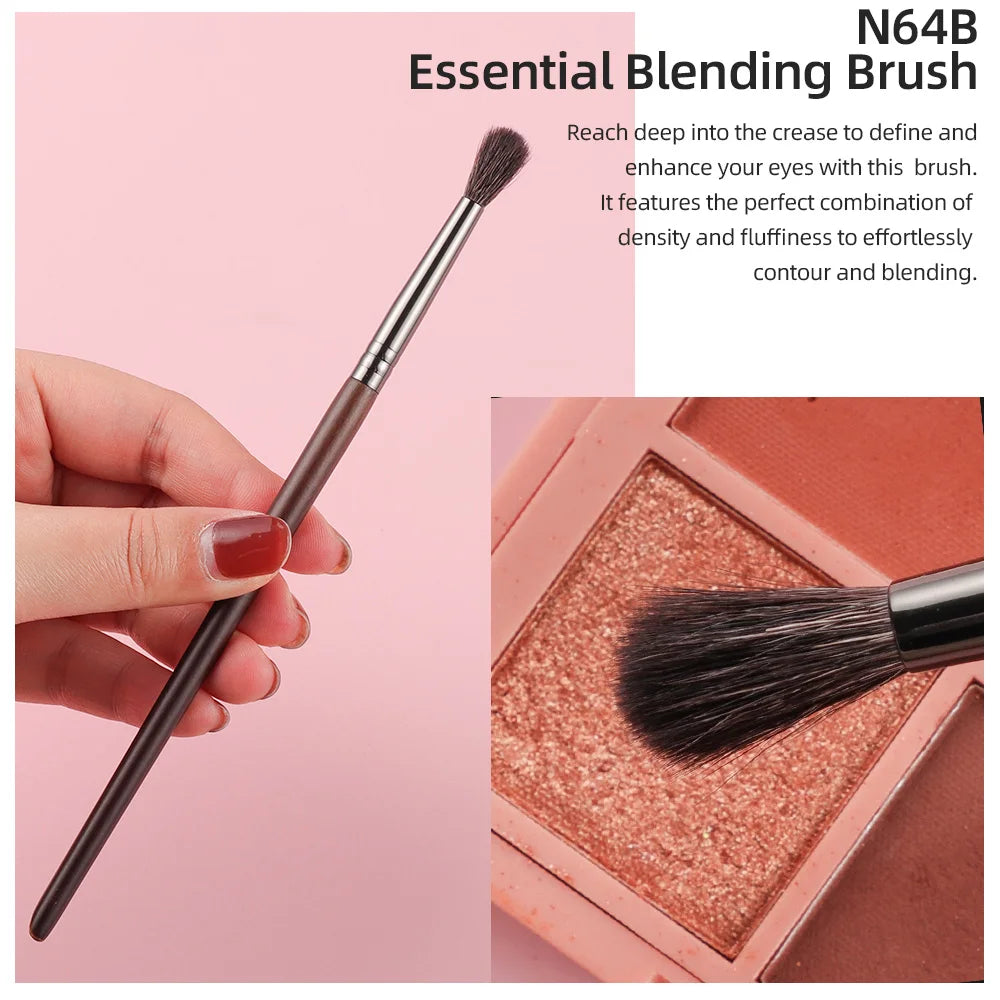 BETHY BEAUTY 1 PC Goat Hair Highlight Brush Blusher Blender Makeup Brushes Powder Blending Soft Make Up Tools for Face Cheek