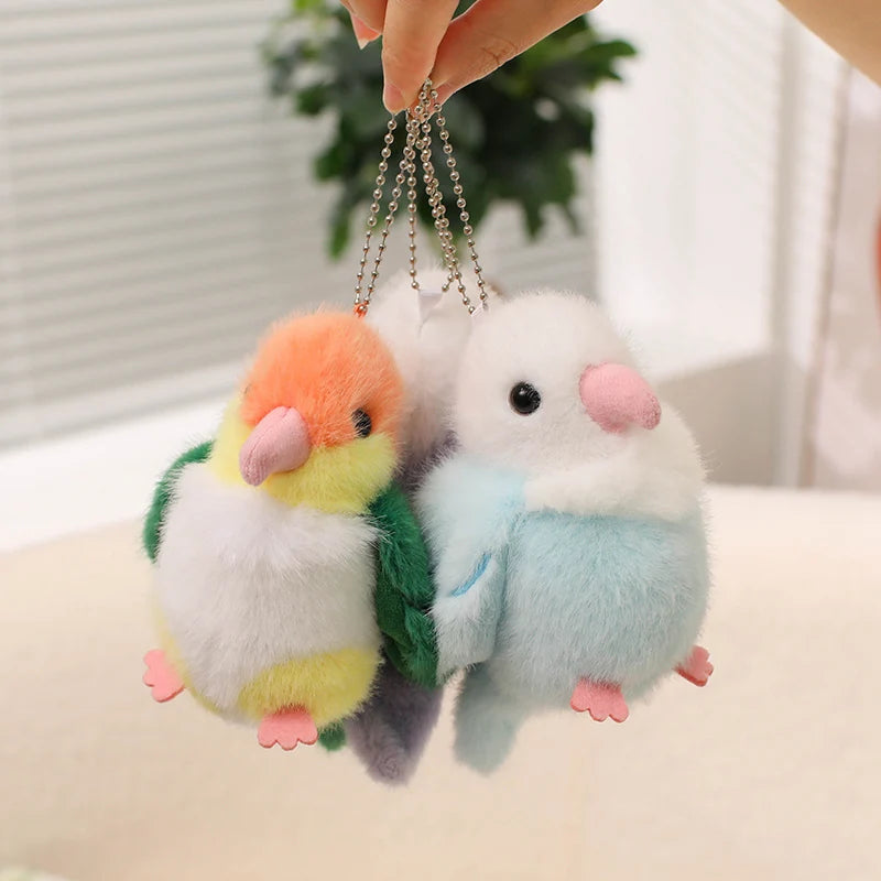 Adorable Mini Plush Bird Toy Soft & Cuddly Birds Plush Keychain for Kids, Collectors & Nature Lovers Perfect Gift Idea