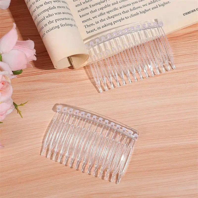Hair Comb Combs Charms Women Accessories Girls Hair Brushes For Girls Hair Side Combs For Women Clip Teeth Teethed Clips French