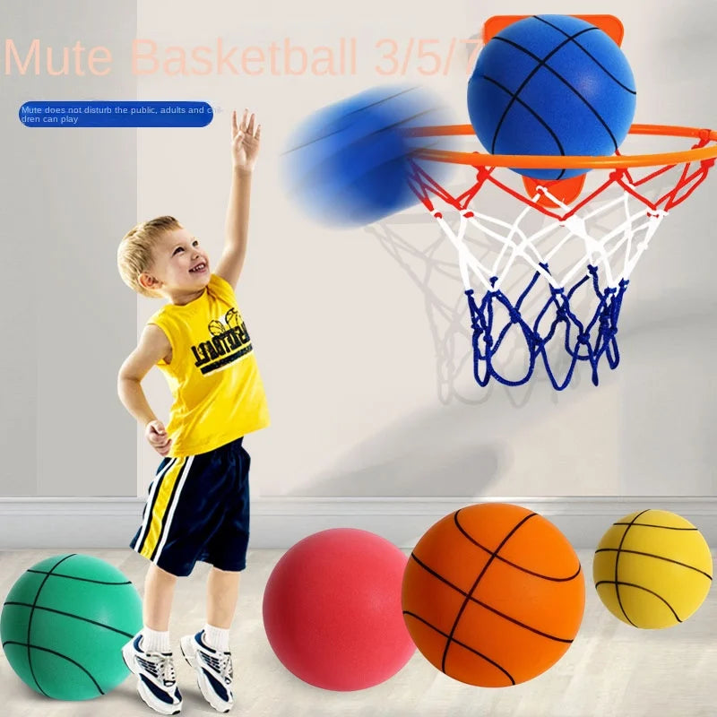 Custom Mute Ball for Sports Training Noiseless Silent Balls with Elasticity for Football & Basketball Equipment