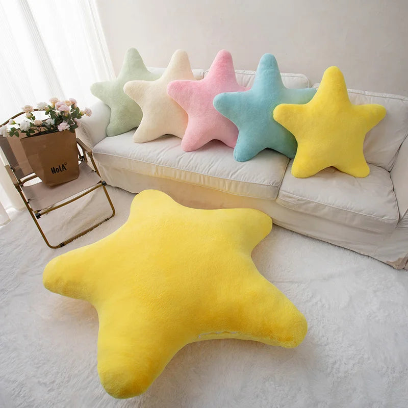 New Arrival Star Pillow Plush Stuffed Star Shaped Pillow Cute Toy for Kids Colorful Star Cushion