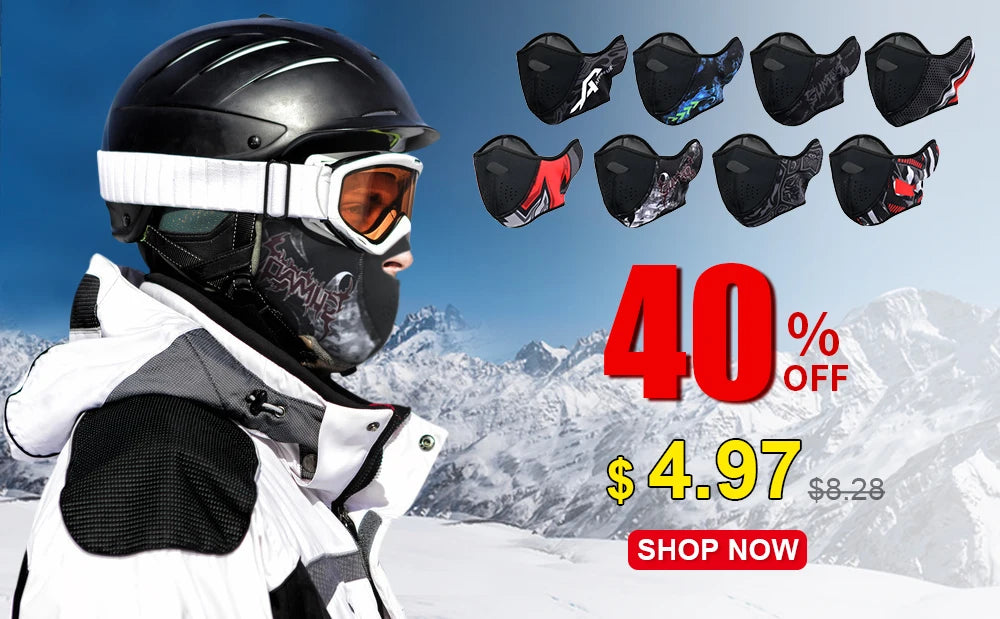 Winter Ring Tube Soft Bandana Mask Neck Gaiter Scarf Skiing Snowboard Windproof Half Face Cover Warmer Scarves Hood Women Men