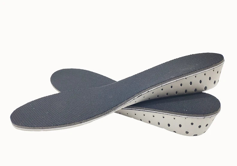 Height Increase Insole 1 Pair Hard Breathable Memory Foam Heel Lifting Inserts Shoe Lifts Shoe Pads Elevator Insoles for Unisex