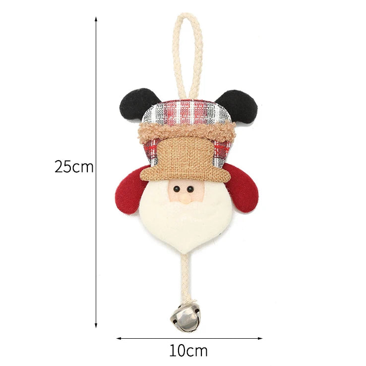 Christmas Decorations for Home Lovely Faceless doll Hanging Pendant Christmas Tree DIY Decor Ornaments Xmas New Year Gifts Kids