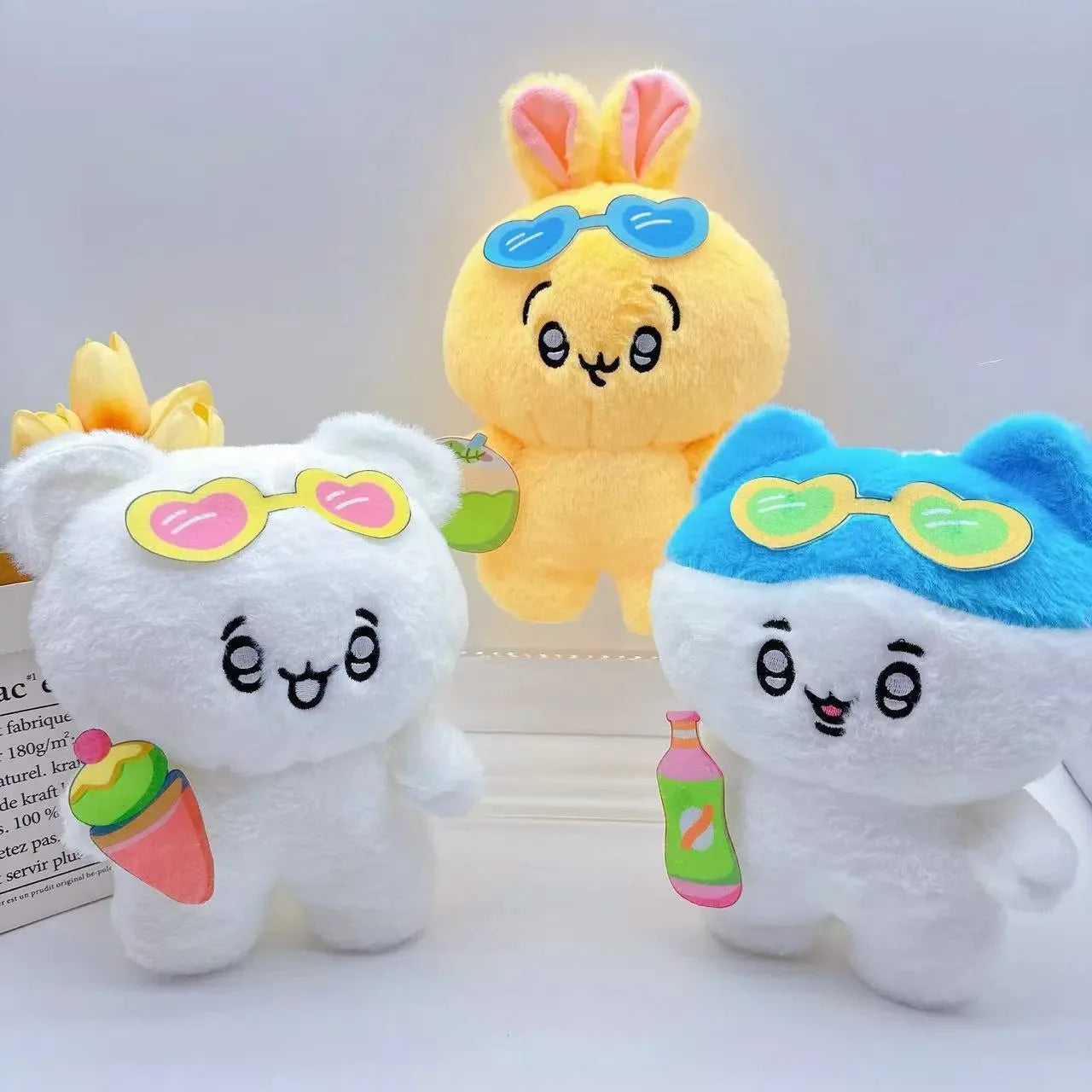 Custom 20CM Super Soft Plush Stuffed Animal Toys PP Cotton Direct Factory From Manufacturer with Mesh Lining for Claw Machine