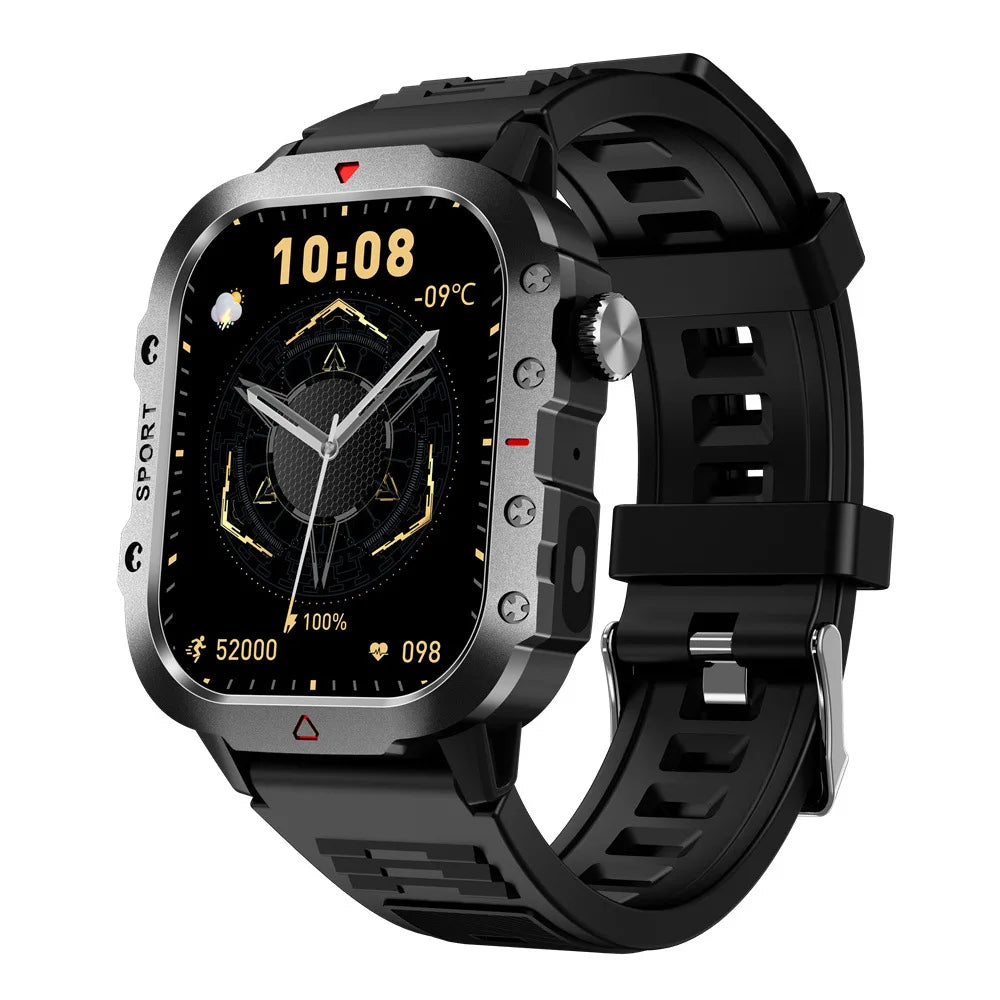 2025 Ultra Smart H11 Sports Watch with Flashlight for Wireless calling & Message Reminder Compatible with Android IPS Display