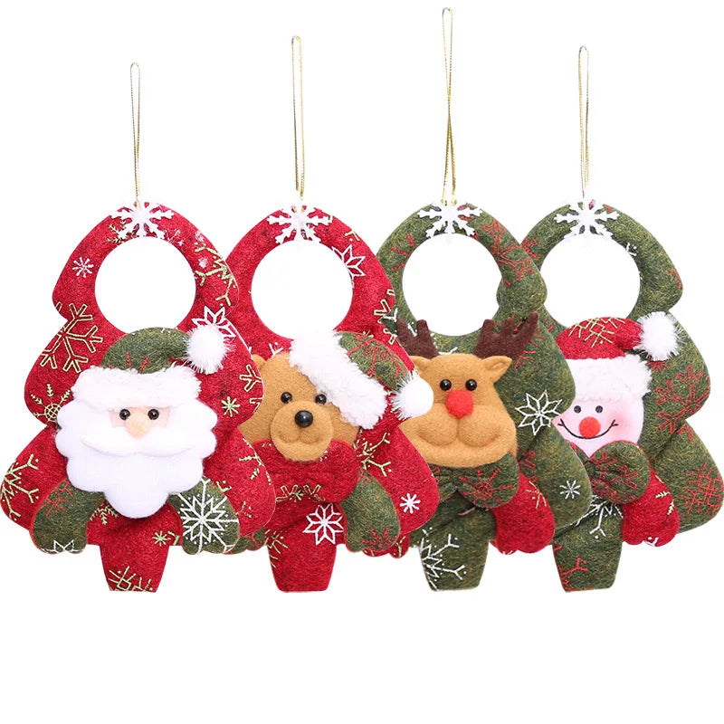 Christmas Decorations for Home Lovely Faceless doll Hanging Pendant Christmas Tree DIY Decor Ornaments Xmas New Year Gifts Kids