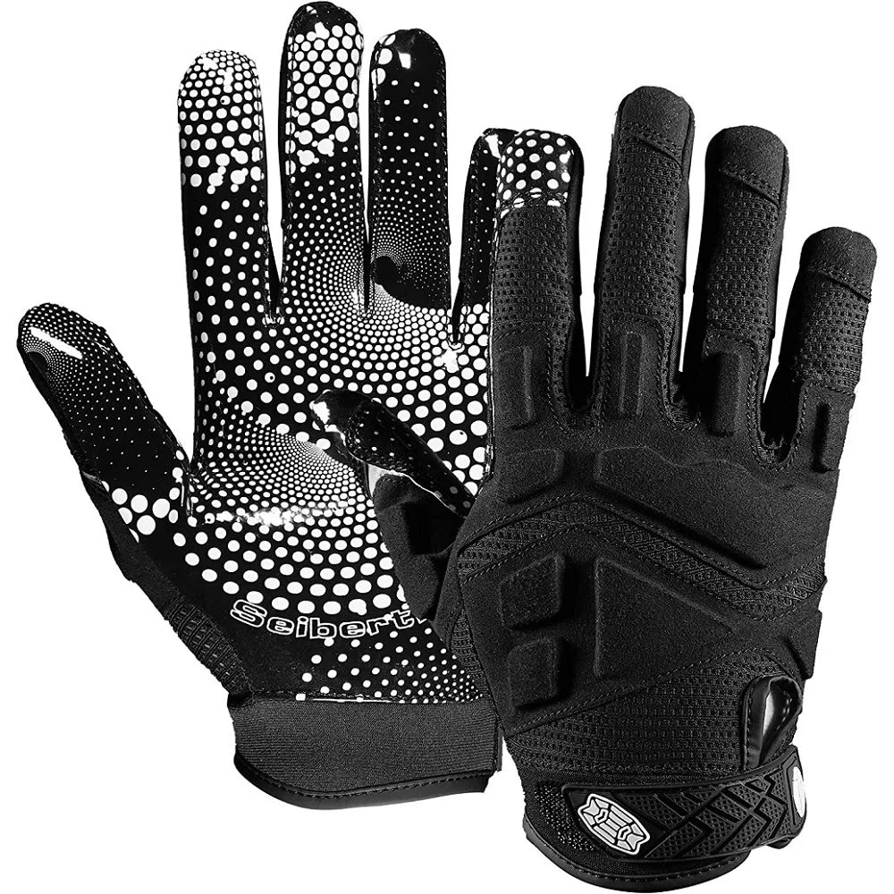 Seibertron G.A.R.G 2.0 Adult Ultra-Stick Football Sports Receiver Gloves Patented Gel-Filled Anti-Impact Gloves