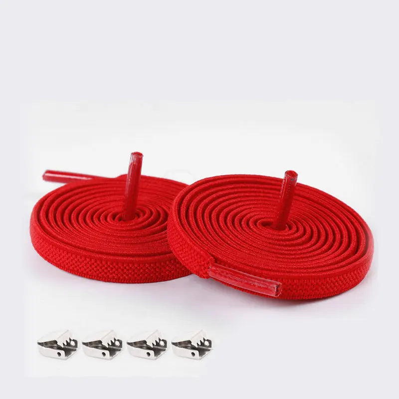 No Tie Shoelaces Elastic Outdoor Leisure Sneakers Quick Safety Flat Shoelace Kids And Adult Unisex Lazy laces