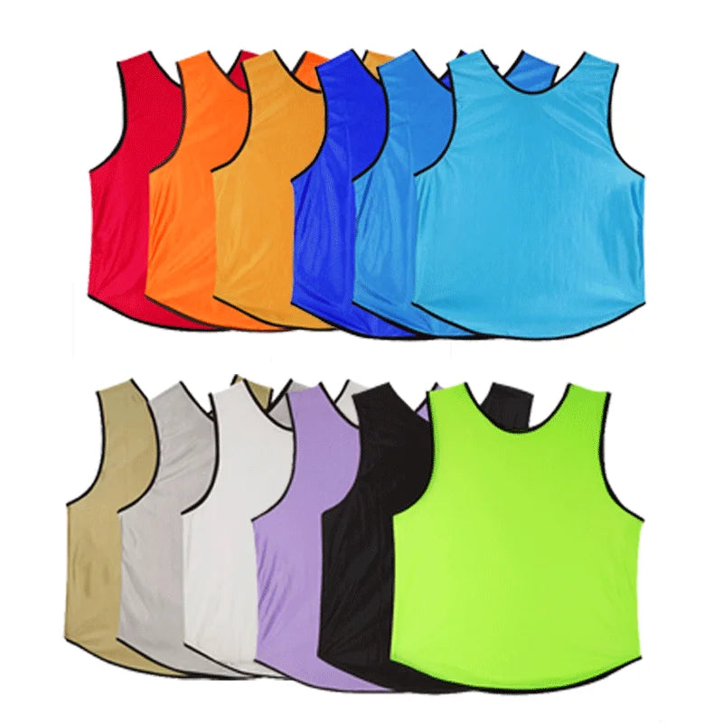 Training Vest for Adult and Child Soccer Teams Football Pinnies Jerseys With Logo Outdoor Sports Bib Soccer Jersey Set