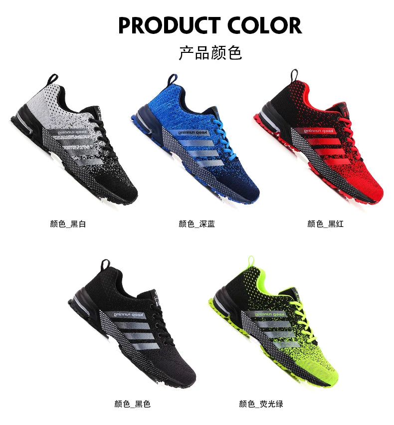 Shoes for Men Sneakers Fashion Running Sports Shoes Breathable Non-slip Walking Jogging Gym Shoes Women Casual Loafers Unisex