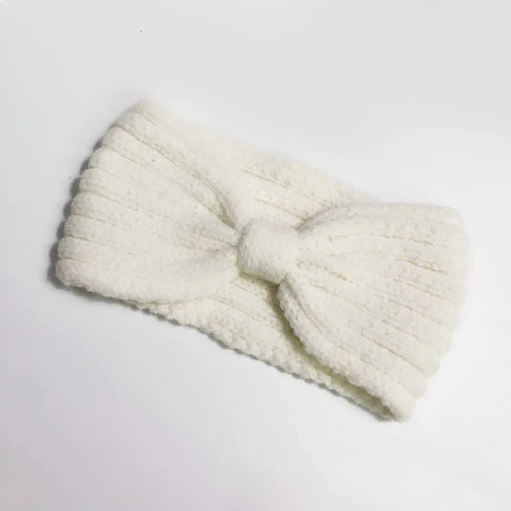 Winter Warm Headband for Women Woolen Knitting Headbands Wool Knitted Elastic Headband Headwear Girls Hair Band Hair Accessories