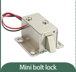 DC12V/24V  Small Electromagnetic Lock LY03 Electrical Control Cabinet Drawer Locking Smart Automatic Lock Home Improvement