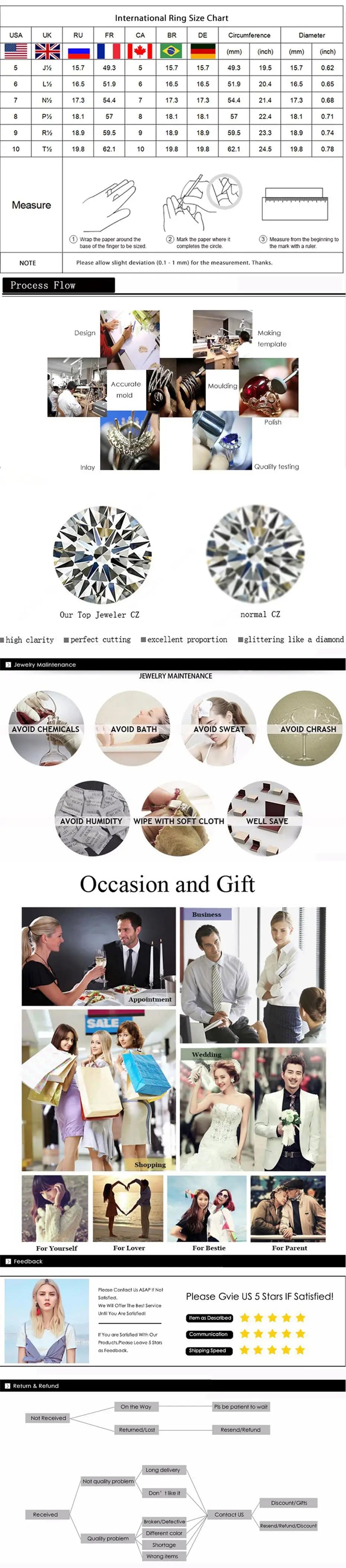 Colorful Crystal Jewelry Set for Female Girls 925 Sterling Silver Pendant Necklaces Earrings Set Women Wedding Accessorie