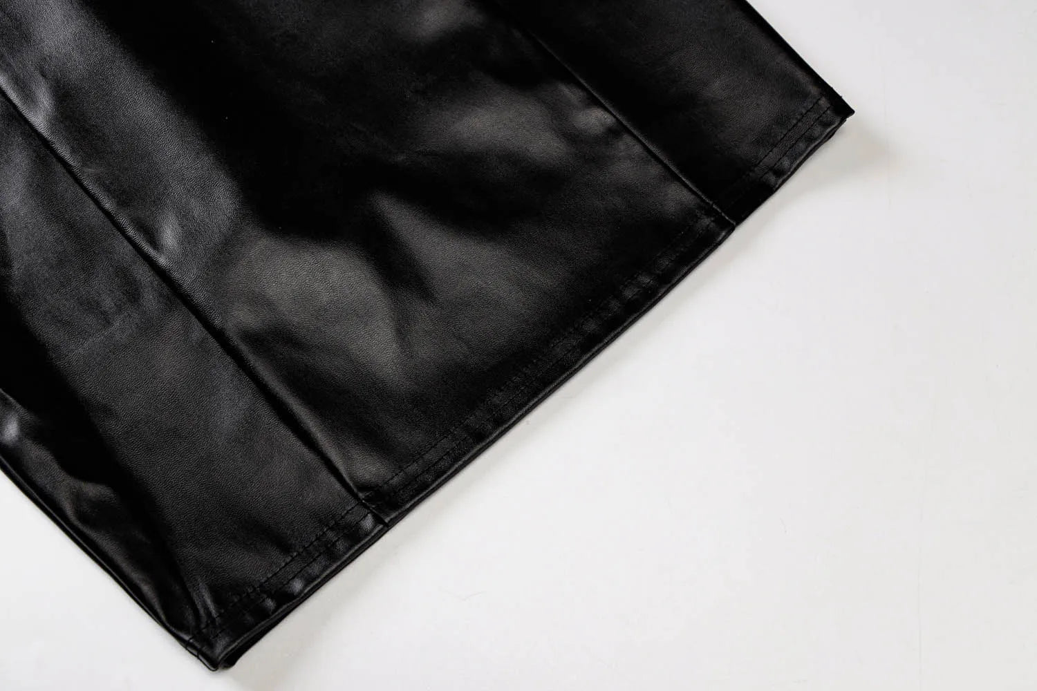 2021 Winter Autumn Women Dresses Solid Sexy Short Party Club Bodycon Strapless Leather Black Mini Dress For Women Female