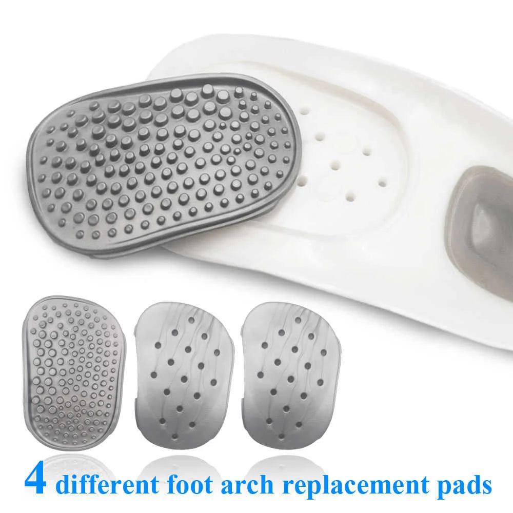 1 Set Orthopedic Shoes Insoles For Feet Foot Massager Sccessories Arch Support Plantar Fasciitis Knee Pads For Work Shoe Sole