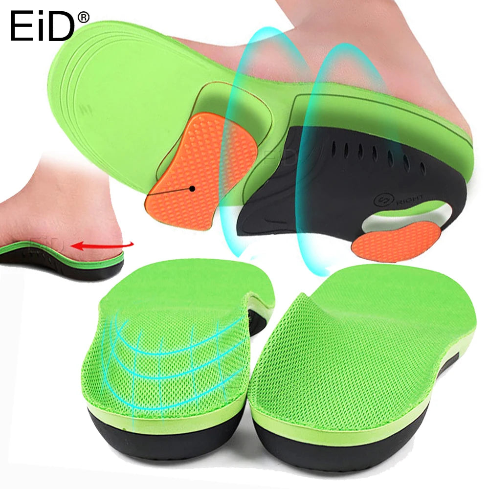 Premium Orthopedic Gel Shoes Sole Insoles For Shoes High Arch Support Pad X/O Type Leg Flat Foot Sports Shoes Inserts Foot pain