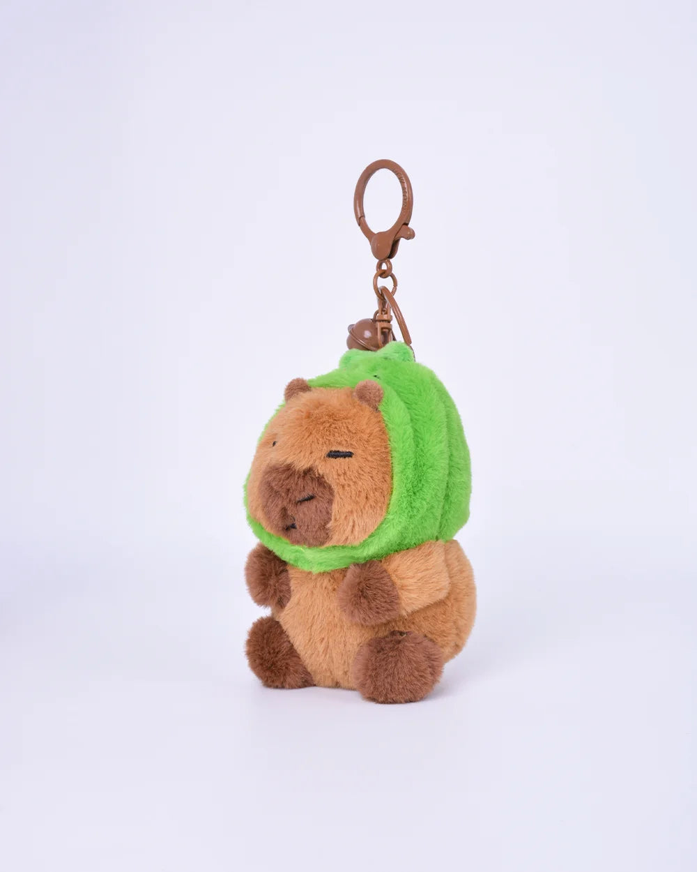 Free Sample 2024 NEW Cheap Wholesale Gift Cartoon Custom Keyrings Baby Children Capybara Plush Keychain Toy