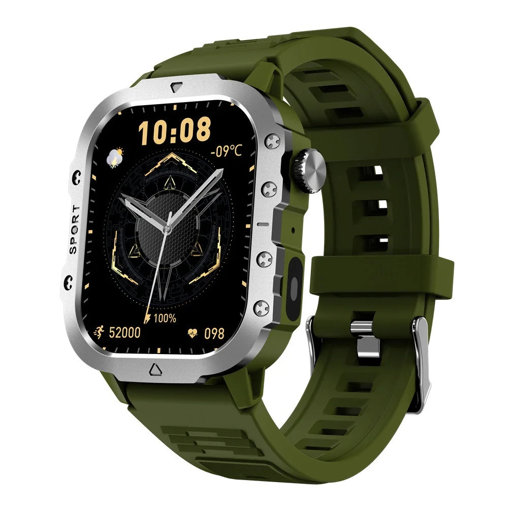 2025 Ultra Smart H11 Sports Watch with Flashlight for Wireless calling & Message Reminder Compatible with Android IPS Display