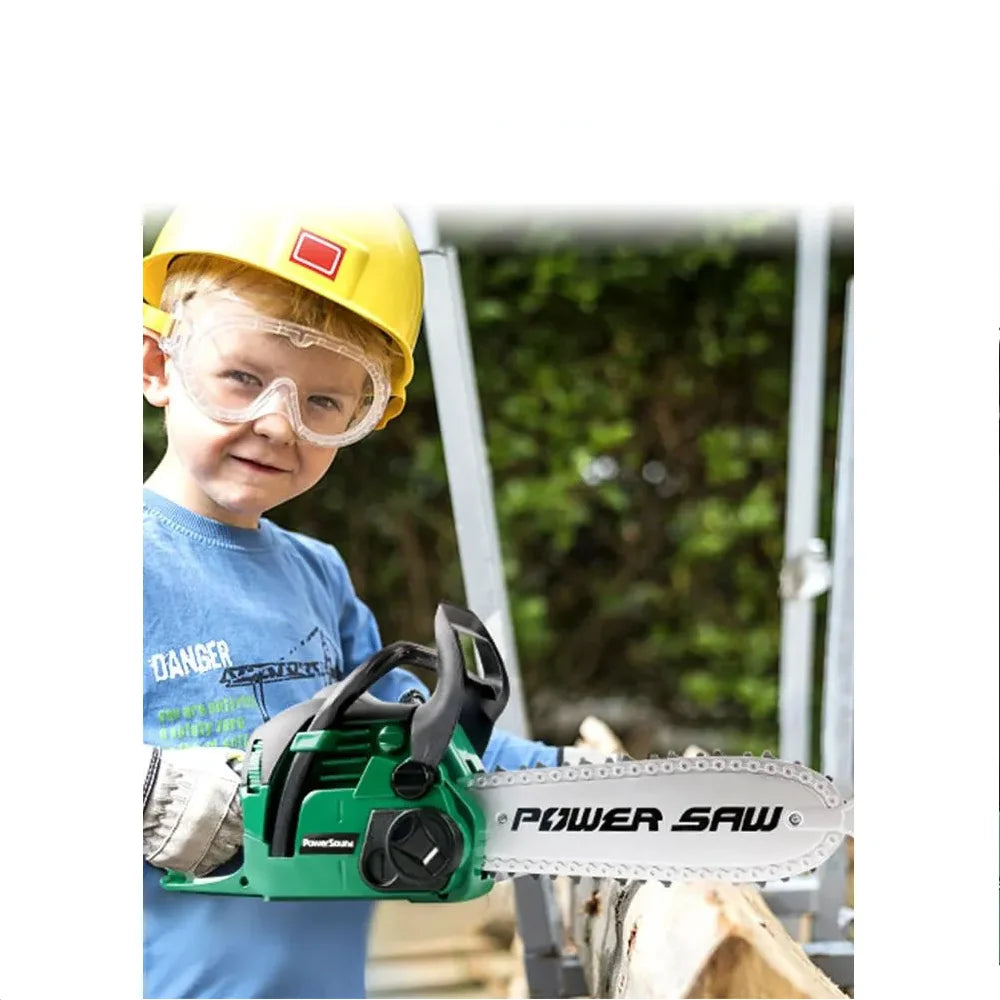 Plastic Toy Mold Maker Electric Plastic Chainsaw Toy Set for Boys Kids' Tool & Toy Tools the Perfect Choice for Birthday Gifts