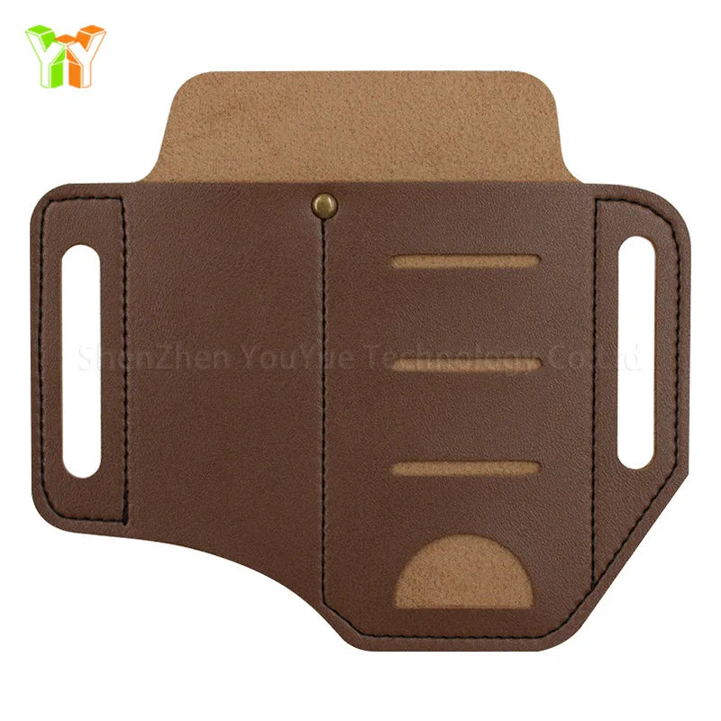 PU Leather EDC Tool Holster Leather Multi Tool Sheath Leatherman  Belt Bag Tote Bag Purse for Home Improvement