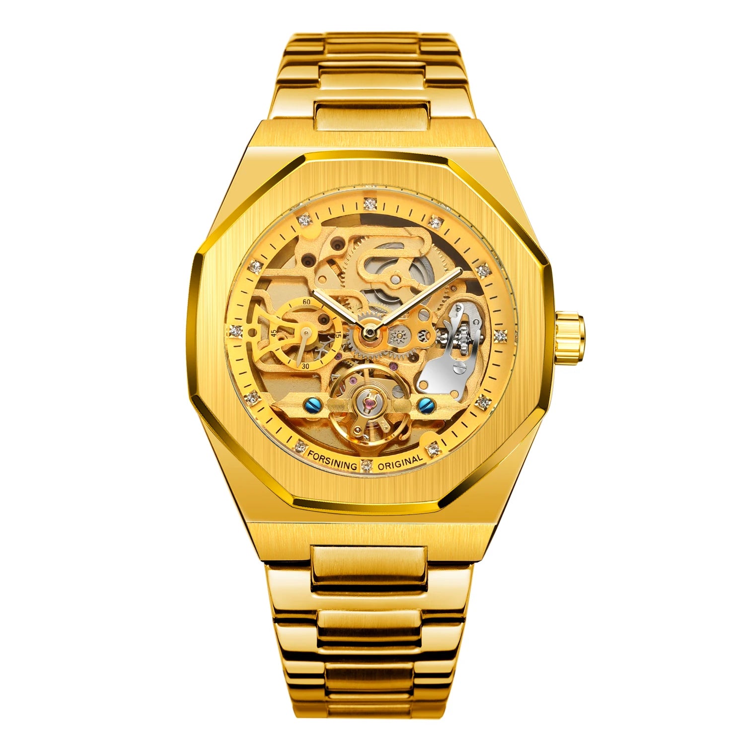 MECHANICAL WATCH  FORSINING Factory  Stainless Steel Mechanical  Watches  for Mens Watches Luxury