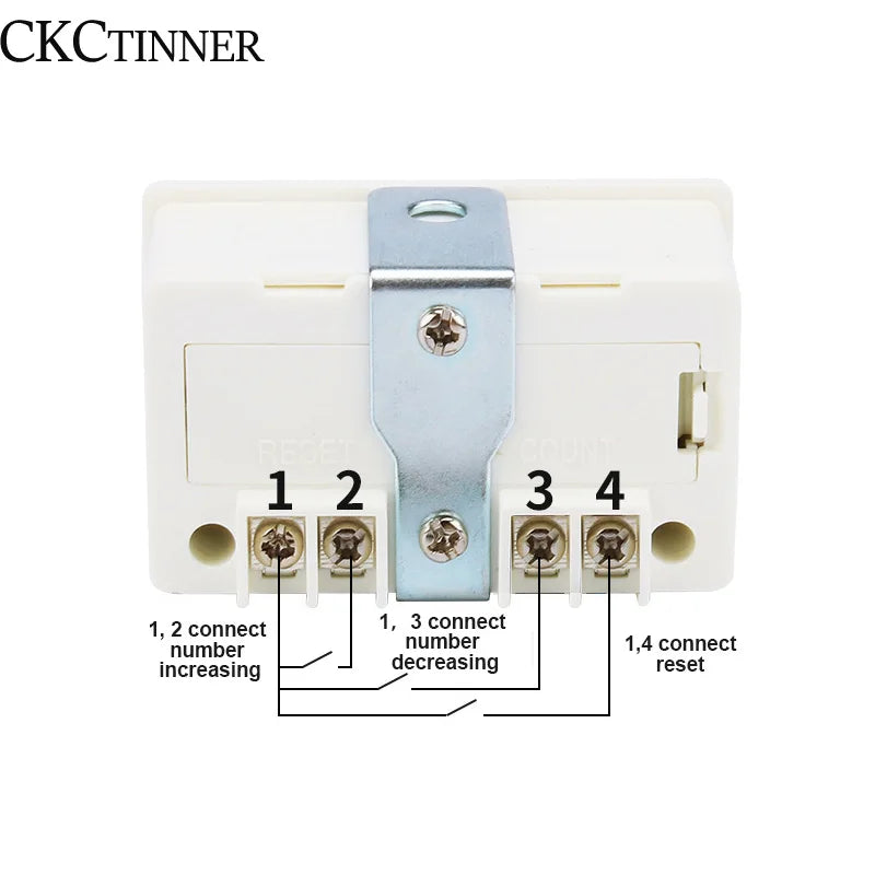 Electronic digital display counter proximity Industrial magnetic sensor switch punch counter  automatic induction counter meter