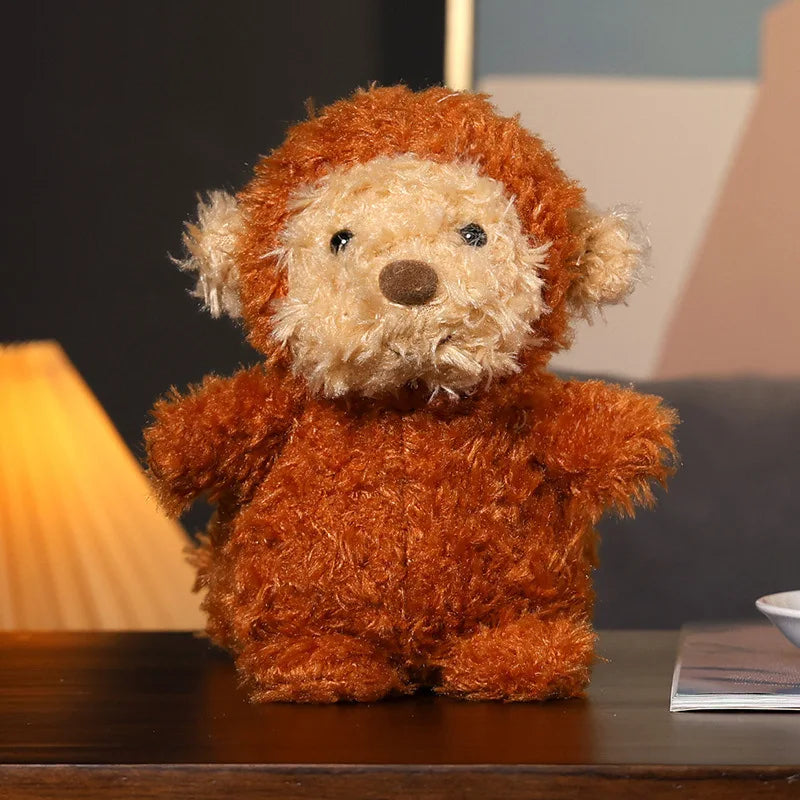 JC UK Jellycats Style Animal Series Super Soft Plush Bear Toy with PP Cotton Little Curly Doll Age 14+