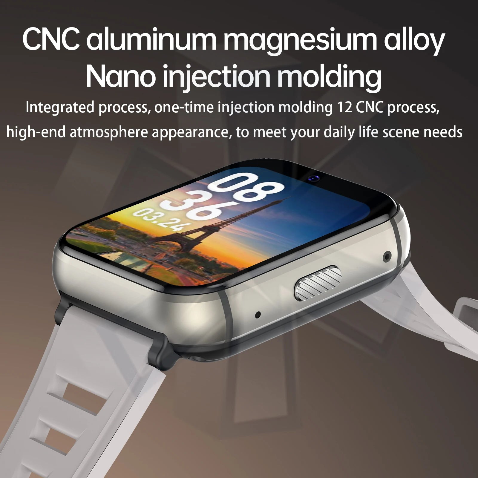 2025 Android Smart Watch 4G with 2.08 Inch Full Round Large Screen SIM Card Slot 4GB RAM 64GB ROM WiFi GPS 4G Smart Watch Q668